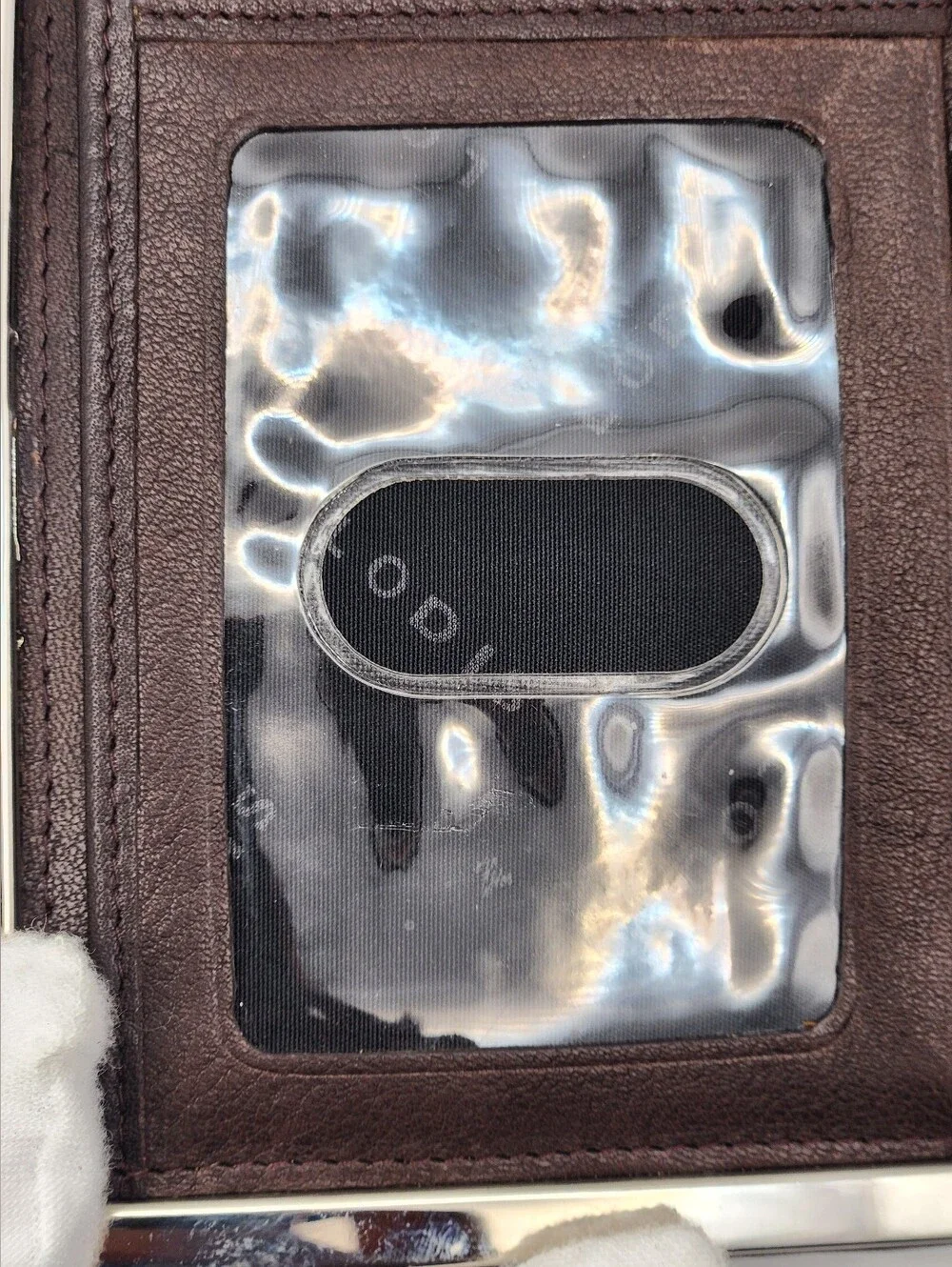Lodis Los Angeles Framed Leather Kiss-Lock Wallet - Brown